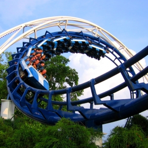Roller Coaster Foire du Trone - Erasmus of Paris
